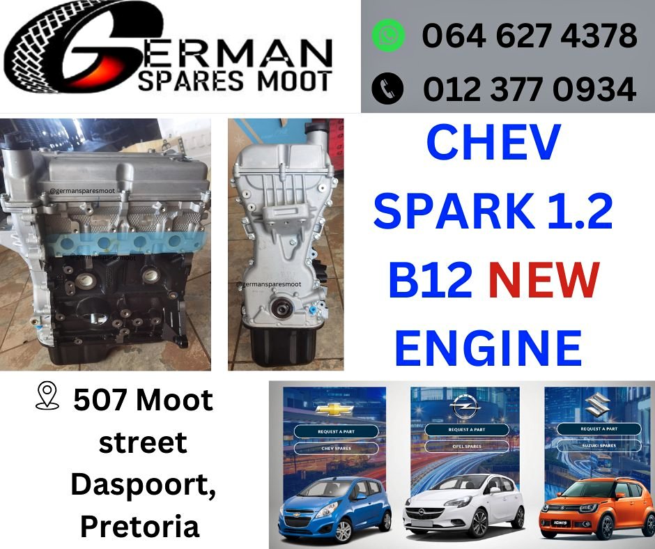 Chev Spark 1.2 B12 NEW Engine