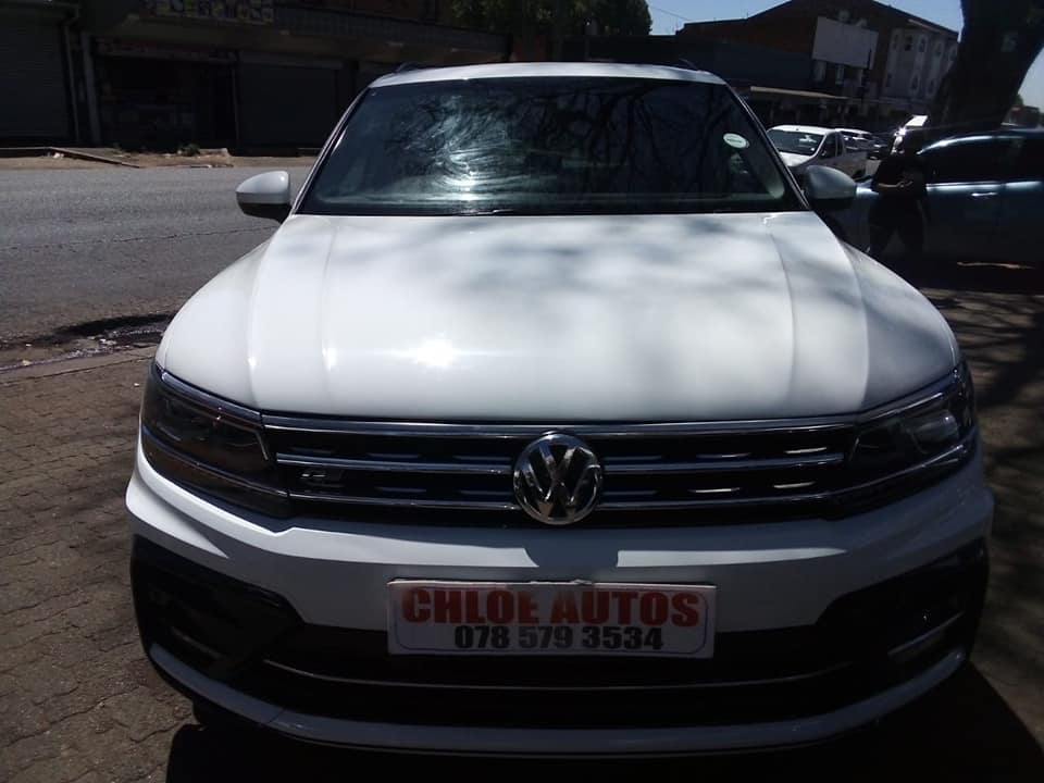 2019 VW TIGUAN 2.0 DSG TDI 4MOTION RLine WHITE, AUTOMATIC, SUNROOF, DIESEL, REVERSE CAMERA