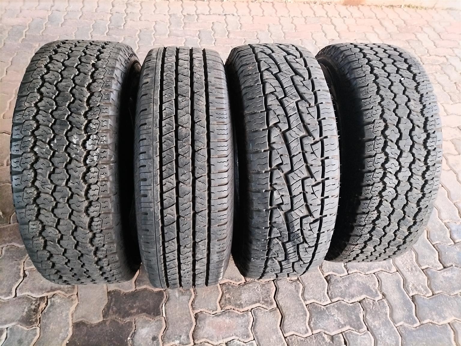 4 x bakkie tyres for sale | Junk Mail Marketplace