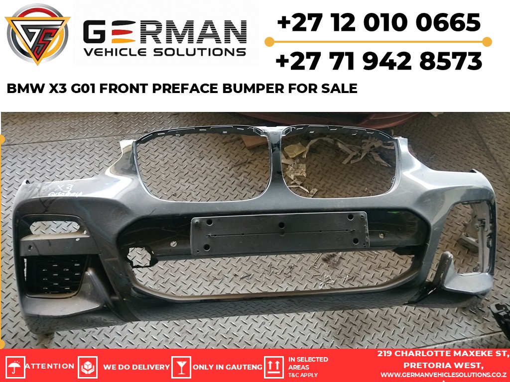 BMW x3 g01 pre-facelift front bumper used and for sale - Private Seller