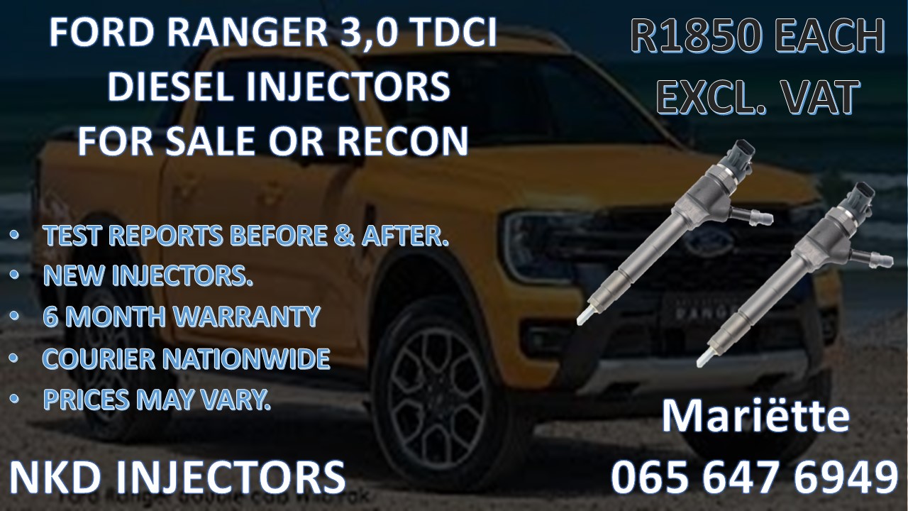 FAST DELIVERY DIESEL INJECTORS FORD RANGER 3L TDCI - Private Seller FAST DELIVERY DIESEL INJECTORS FORD RANGER 3L TDCI - Private Seller