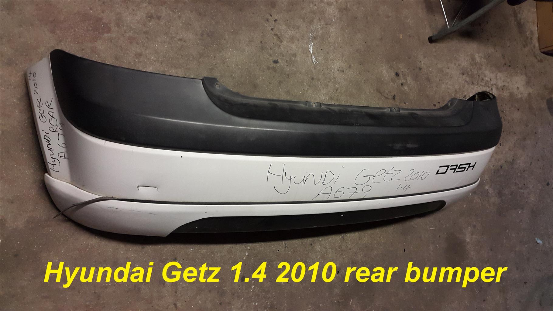 Hyundai getz rear bumper shop for sale