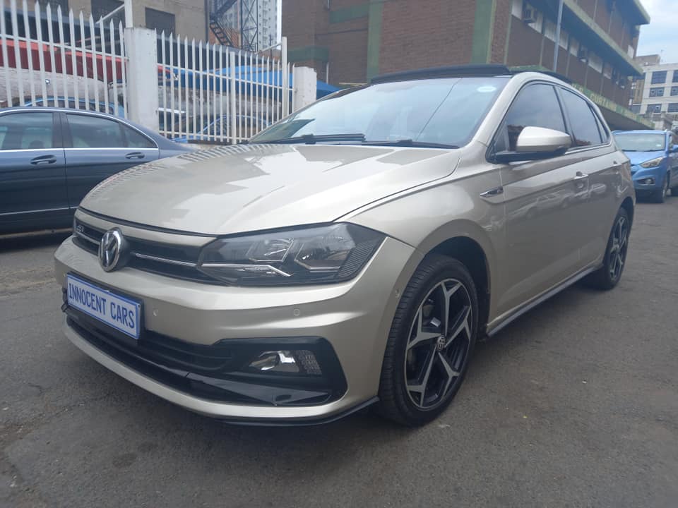 2019 VW POLO 8 1.0 R-LINE, PETROL, AUTOMATIC, GOLD COLOUR, MILEAGE