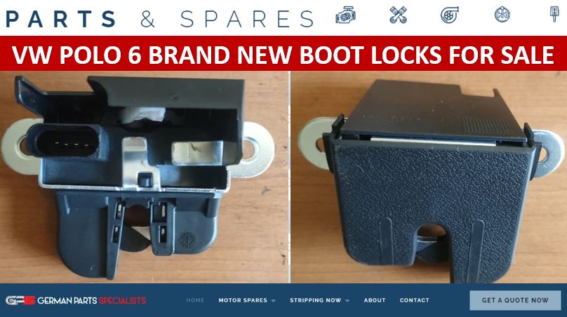 VW POLO 6 BOOT LOCKS FOR SALE - Private Seller VW POLO 6 BOOT LOCKS FOR SALE - Private Seller