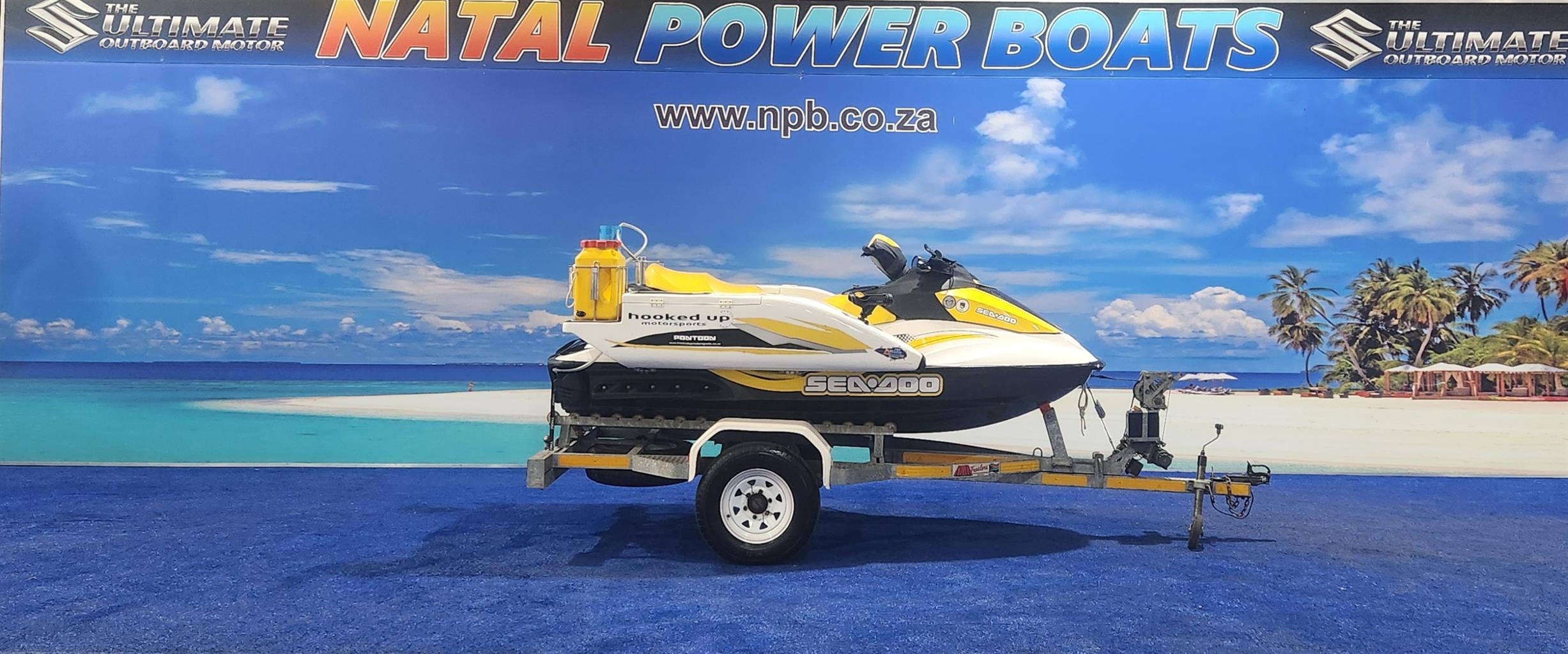 SEADOO GTI 155 SE ON TRAILER 168 HOURS