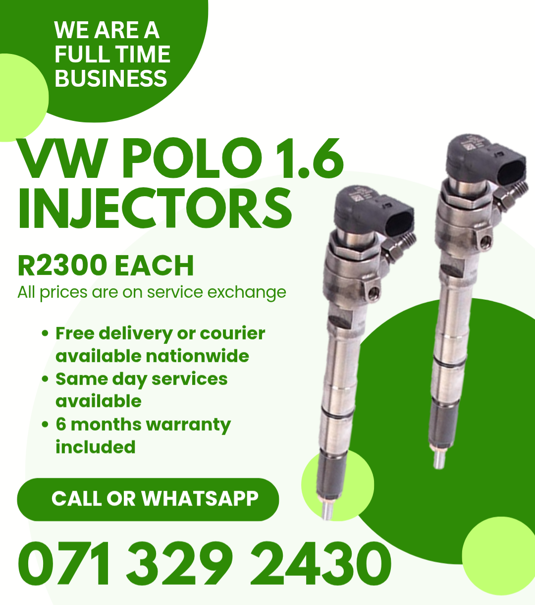 VW POLO 1.6 DIESEL INJECTORS FOR SALE WITH WARRANTY - Private Seller VW POLO 1.6 DIESEL INJECTORS FOR SALE WITH WARRANTY - Private Seller