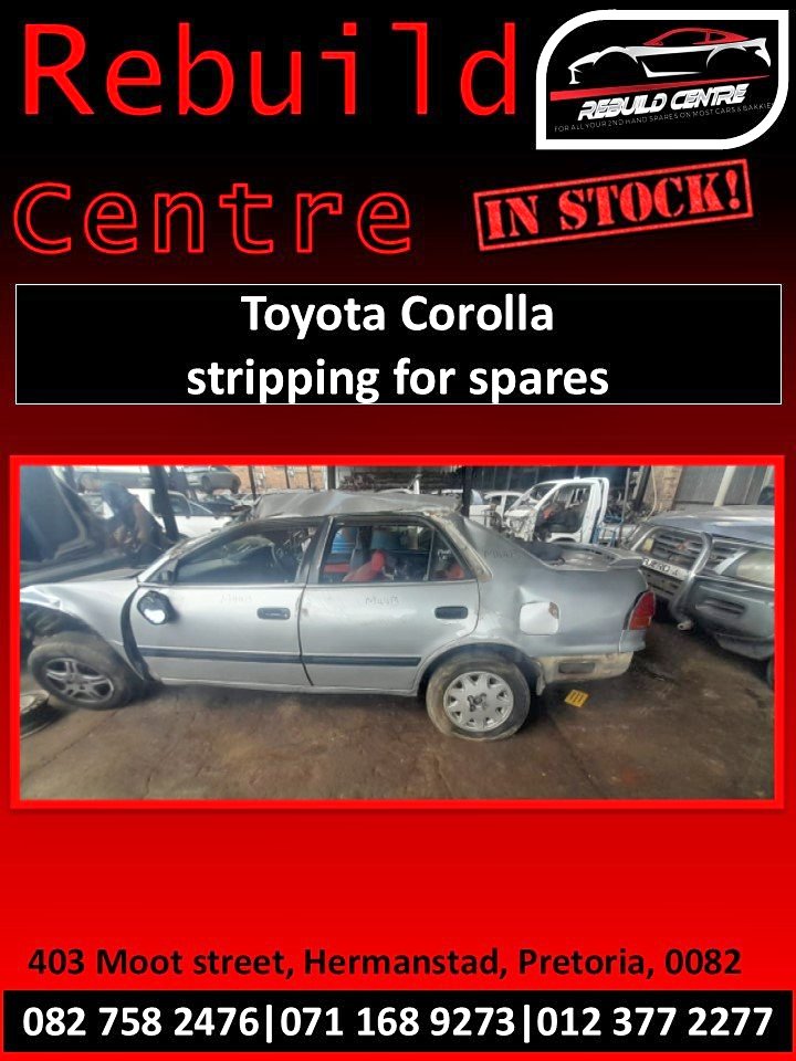 Toyota Corolla stripping for parts - Private Seller Toyota Corolla stripping for parts - Private Seller