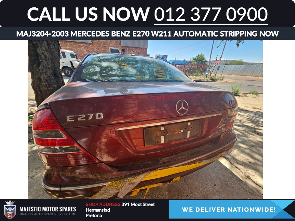 Mercedes Benz E270 W211 2003 diesel stripping for used spares - Private Seller Mercedes Benz E270 W211 2003 diesel stripping for used spares - Private Seller
