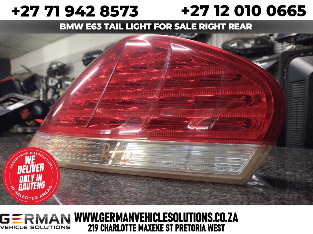 BMW E63 Right Rear Tail Light – For Sale - Private Seller BMW E63 Right Rear Tail Light – For Sale - Private Seller