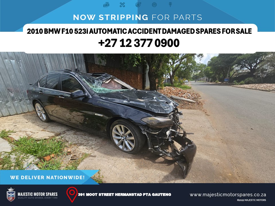 2010 BMW F10 523I Petrol Automatic Stripping for Spares