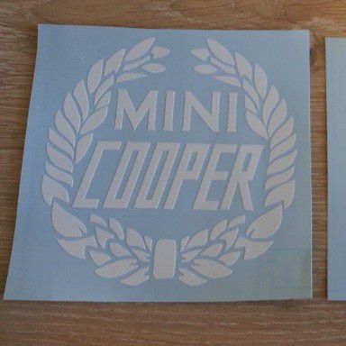 Austin Mini Cooper Laurel stickers decals - Private Seller Austin Mini Cooper Laurel stickers decals - Private Seller