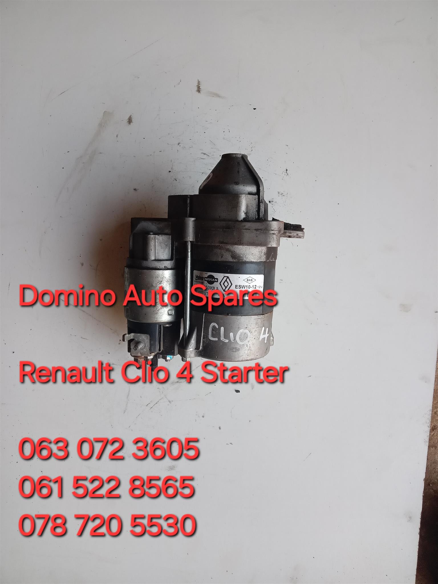 Renault Clio 4 Starters For Sale - Private Seller Renault Clio 4 Starters For Sale - Private Seller