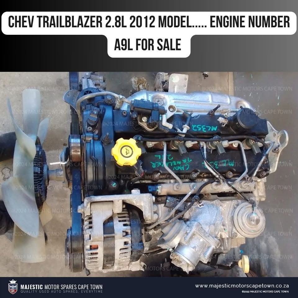 2012 Chev Trailblazer 2.8L A9L engine for sale – Great Condition! - Private Seller 2012 Chev Trailblazer 2.8L A9L engine for sale – Great Condition! - Private Seller