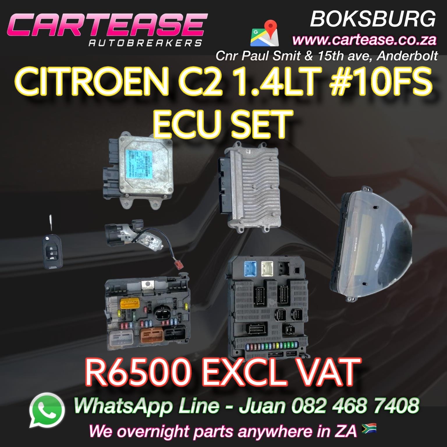 CITROEN C2 1.4LT #10FS ECU SET - Private Seller