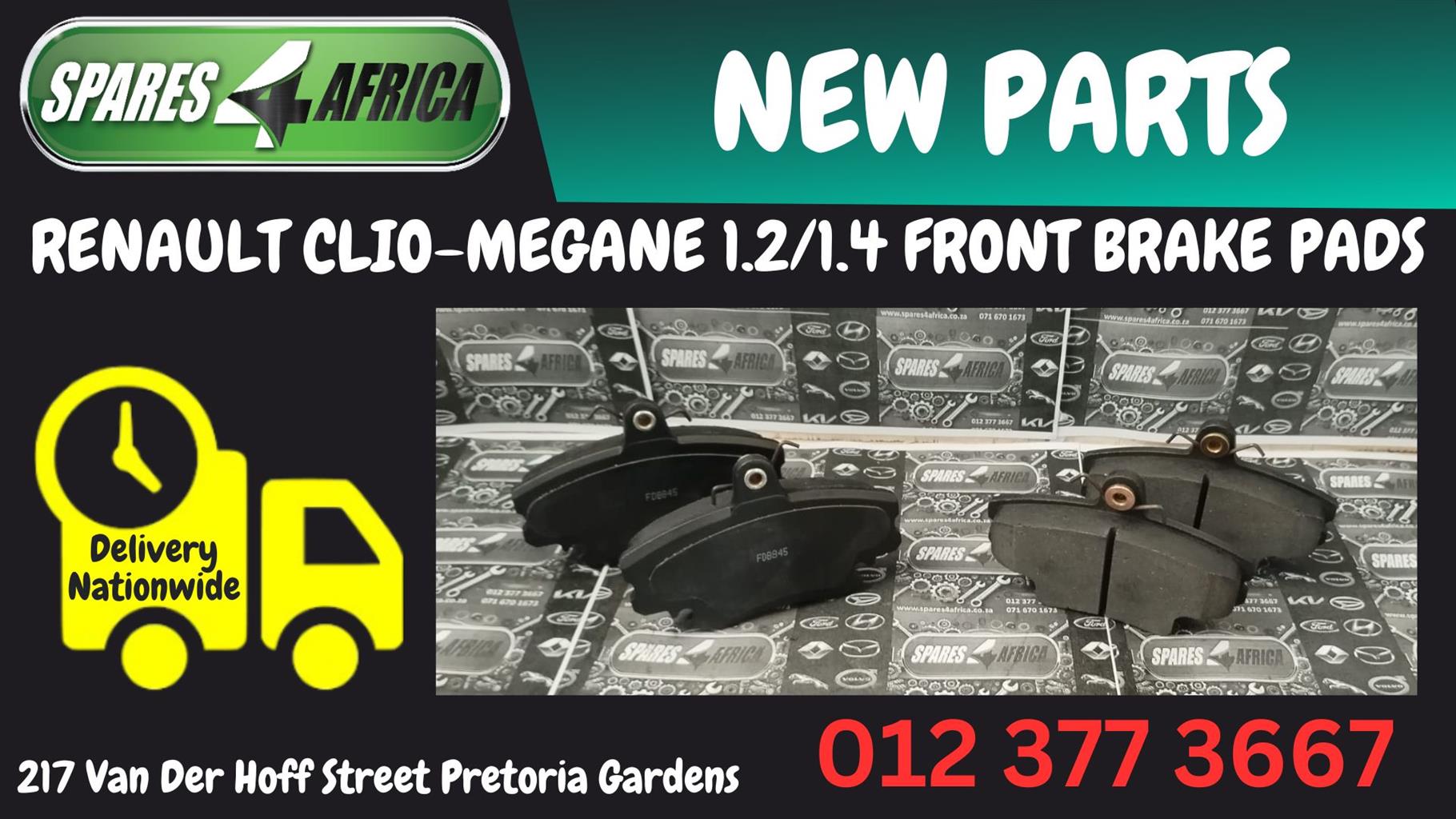 RENAULT CLIO-MEGANE 1.2/1.4 FRONT BRAKE PADS – BRAND NEW - Private Seller