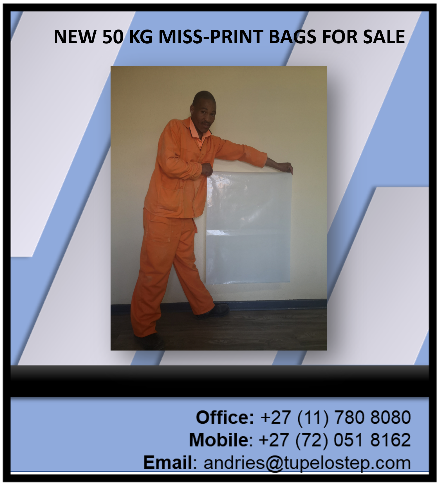 NEW 50 Kg Bags (Mis-prints)