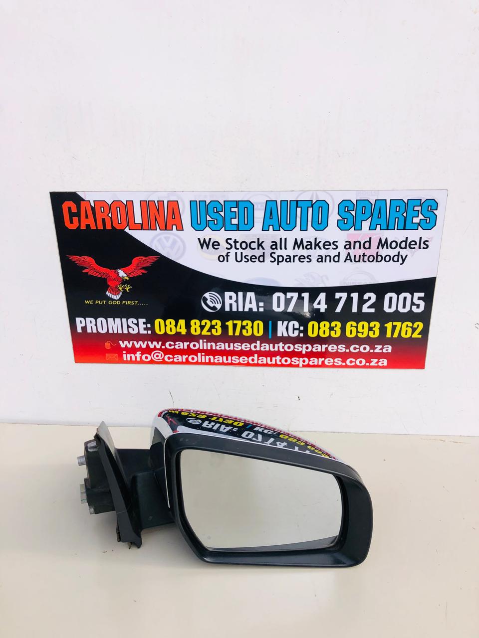 Mazda BT50 right side electronic mirror with chrome cover - Private Seller Mazda BT50 right side electronic mirror with chrome cover - Private Seller