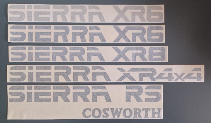 Ford Sierra XR6 stickers badges emblems - Private Seller