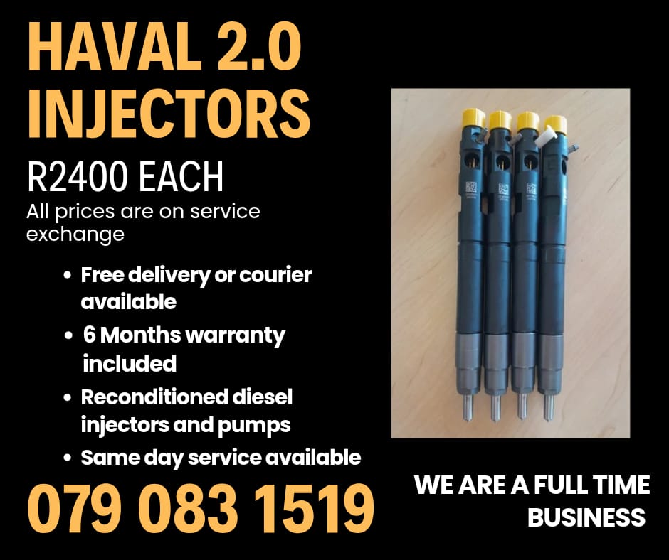 HAVAL 2.0 INJECTORS FOR SALE WITH WARRANTY - Private Seller HAVAL 2.0 INJECTORS FOR SALE WITH WARRANTY - Private Seller