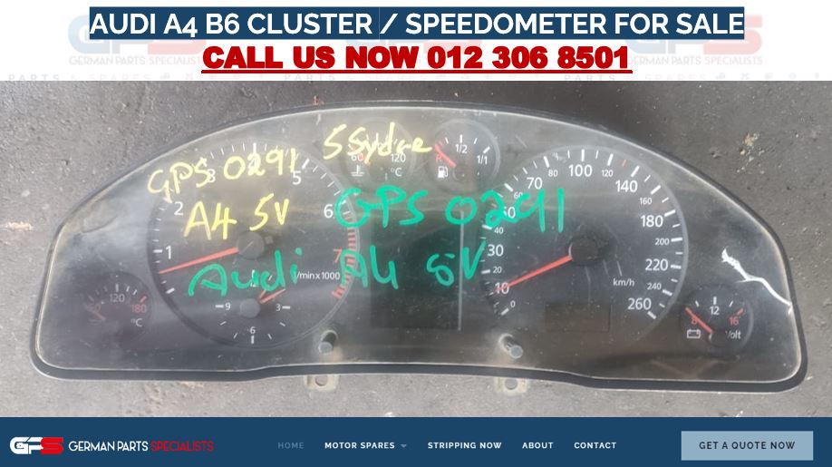 AUDI A4 B6 CLUSTER / SPEEDOMETER FOR SALE - Private Seller AUDI A4 B6 CLUSTER / SPEEDOMETER FOR SALE - Private Seller