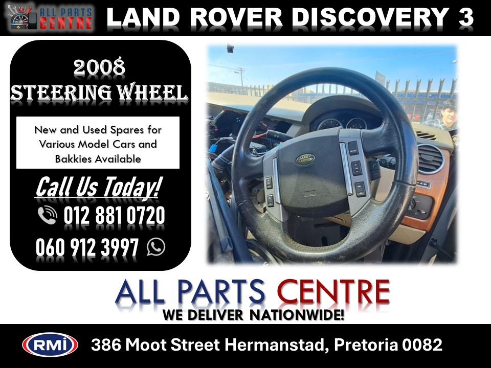2008 Land Rover Discovery 3 steering wheel for sale 2008 Land Rover Discovery 3 steering wheel for sale
