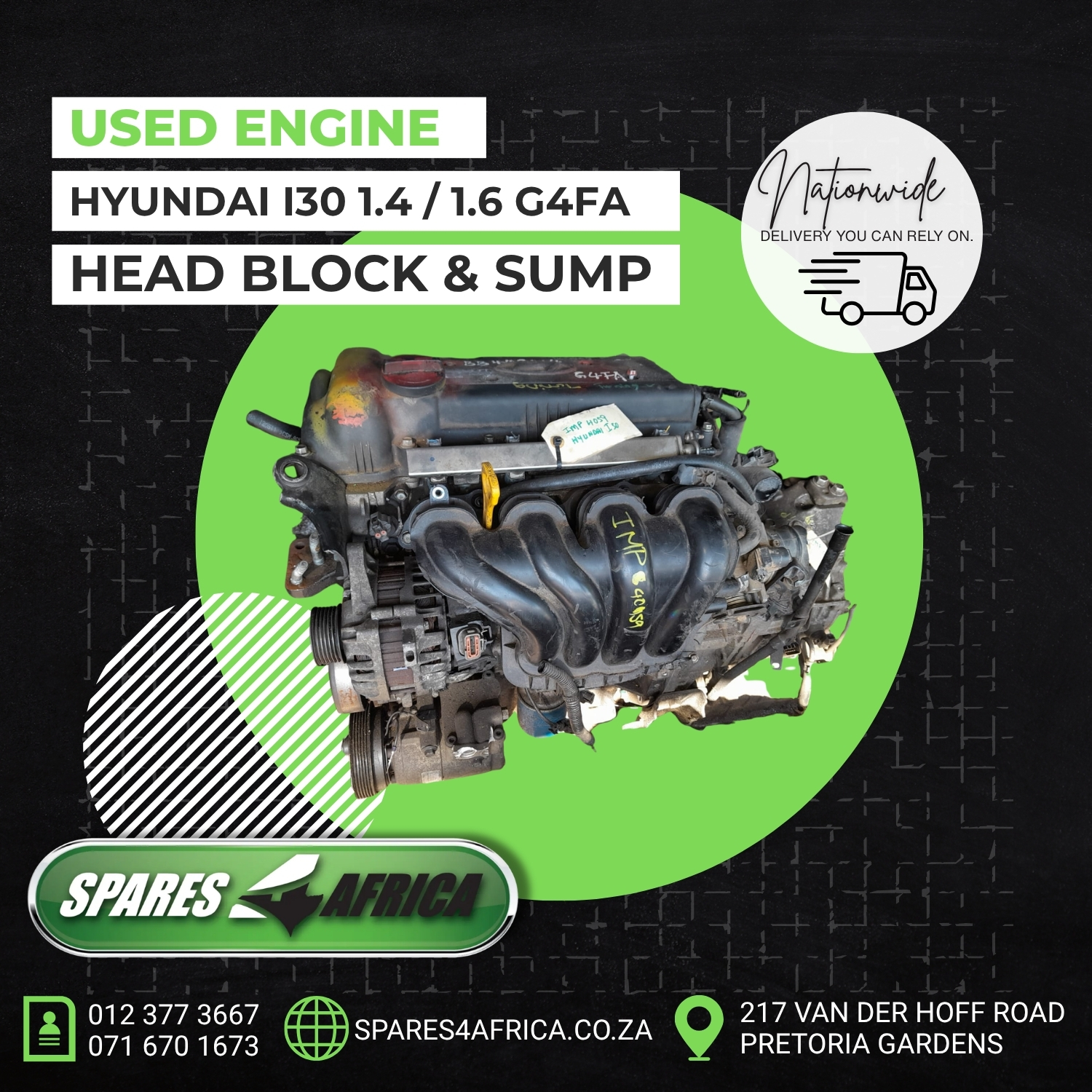 HYUNDAI 1.4 G4FA ENGINE (USED) – FOR SALE - Private Seller HYUNDAI 1.4 G4FA ENGINE (USED) – FOR SALE - Private Seller