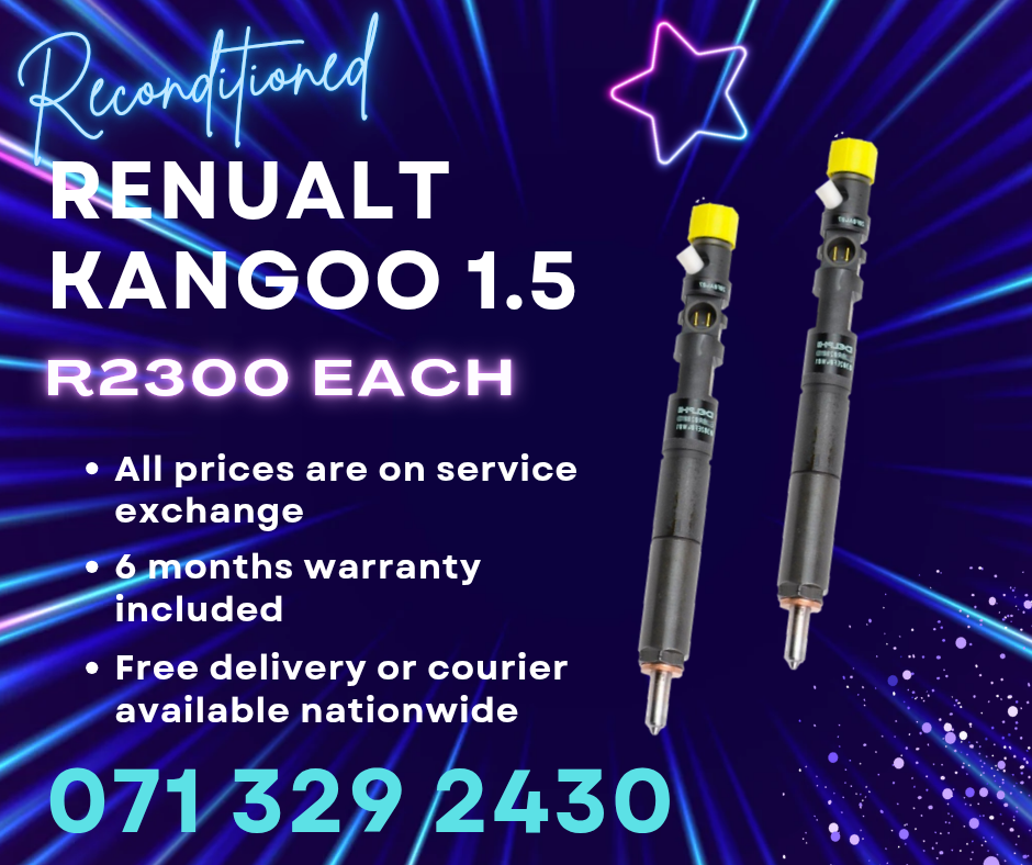RENUALT KANGOO 1.5 INJECTORS FOR SALE WITH WARRANTY INCLUDED - Private Seller RENUALT KANGOO 1.5 INJECTORS FOR SALE WITH WARRANTY INCLUDED - Private Seller
