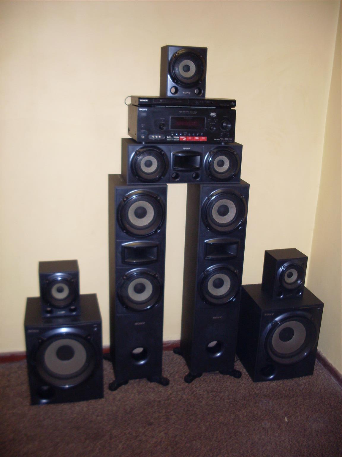 sony 6.2 channel home theatre system