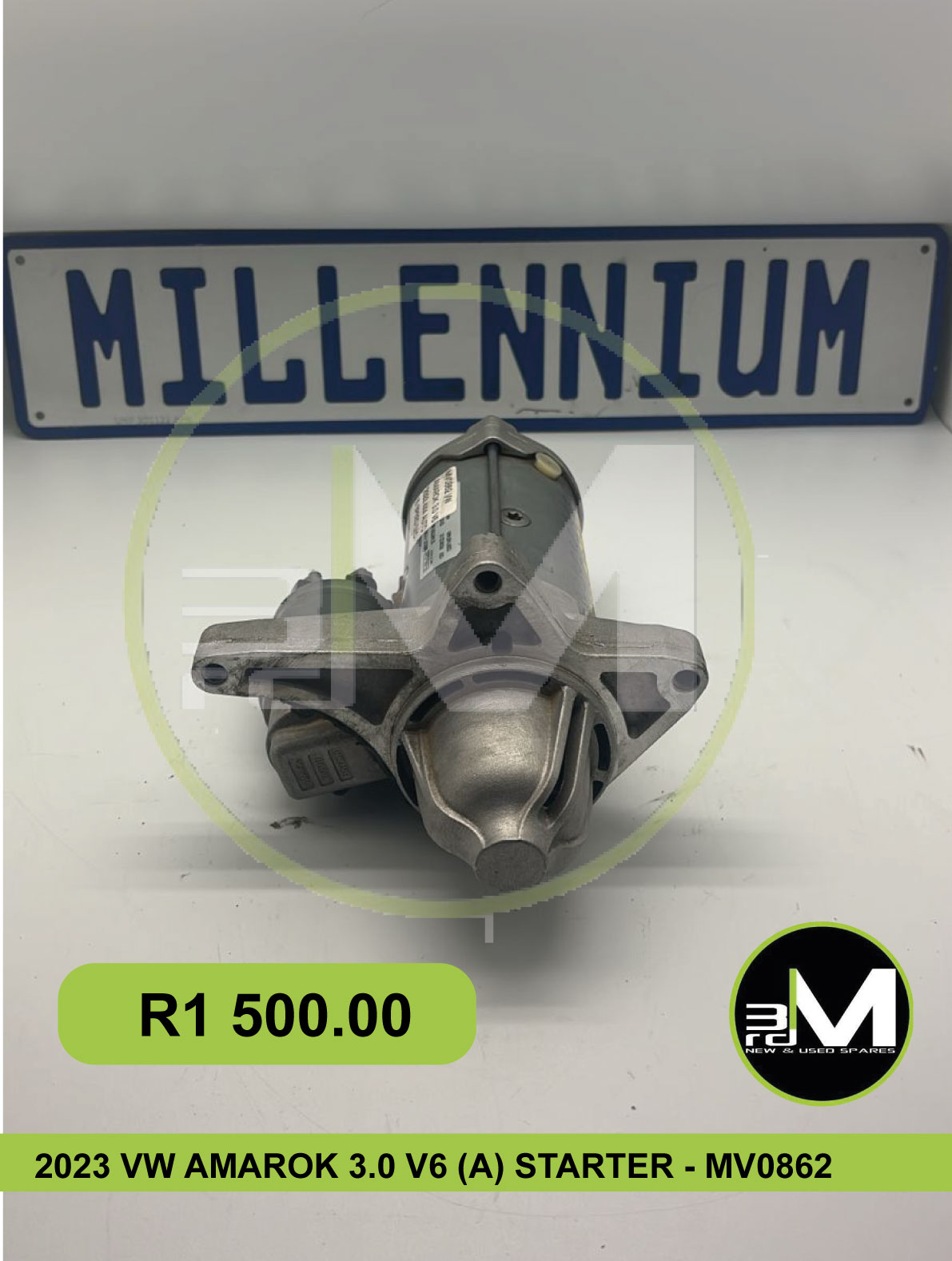 2023 VW AMAROK 3.0 V6 (AUTO) STARTER MOTOR - MV0862 - Private Seller 2023 VW AMAROK 3.0 V6 (AUTO) STARTER MOTOR - MV0862 - Private Seller