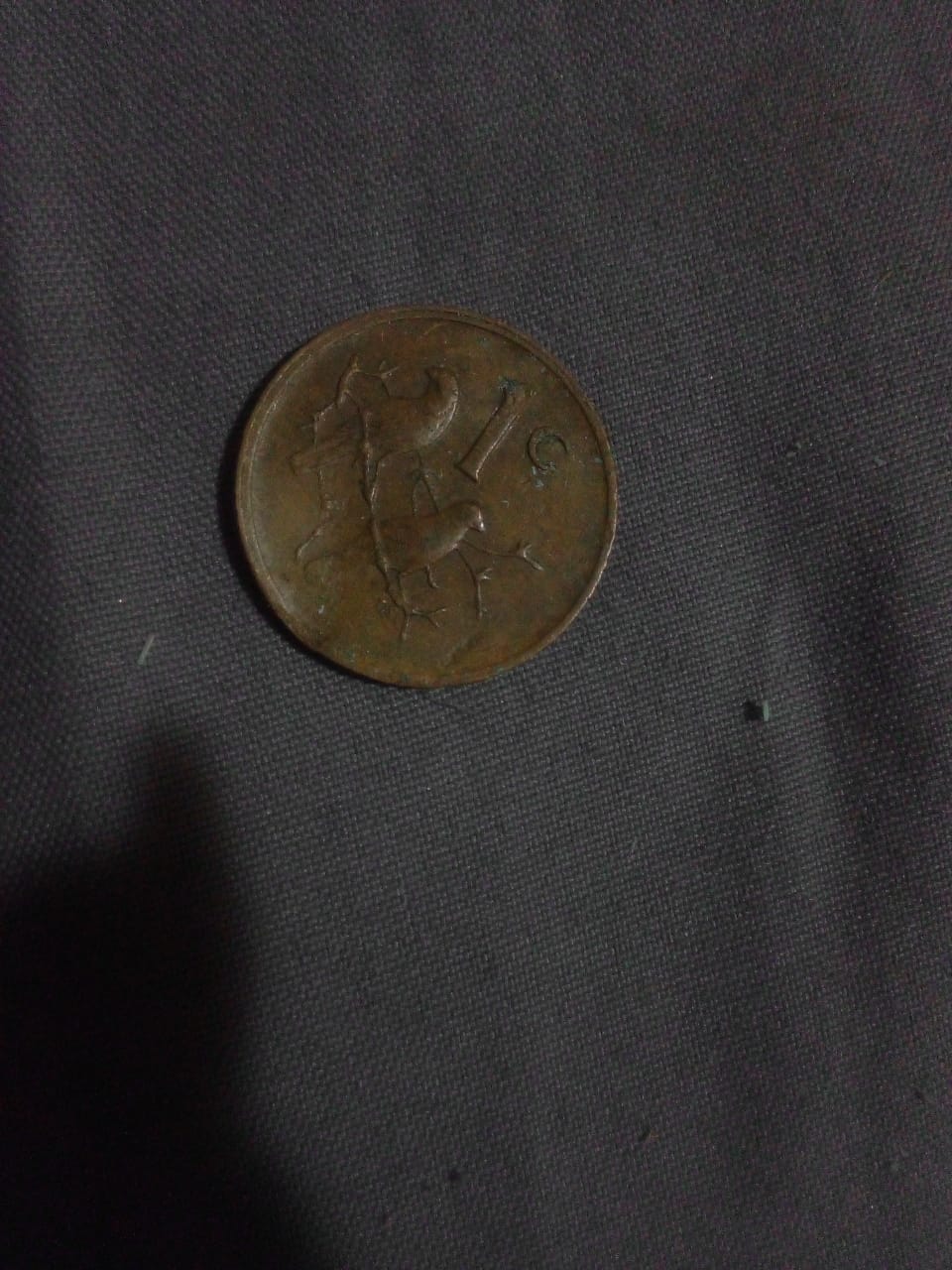 Collector coins from 1962-19761/2 cent2 cent 5 cent Head of President Fouche