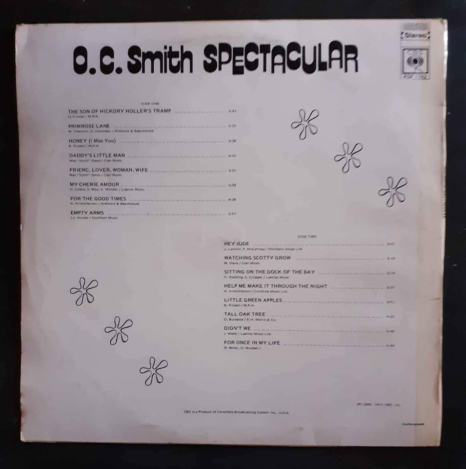 O.C. Smith - Spectacular LP Record