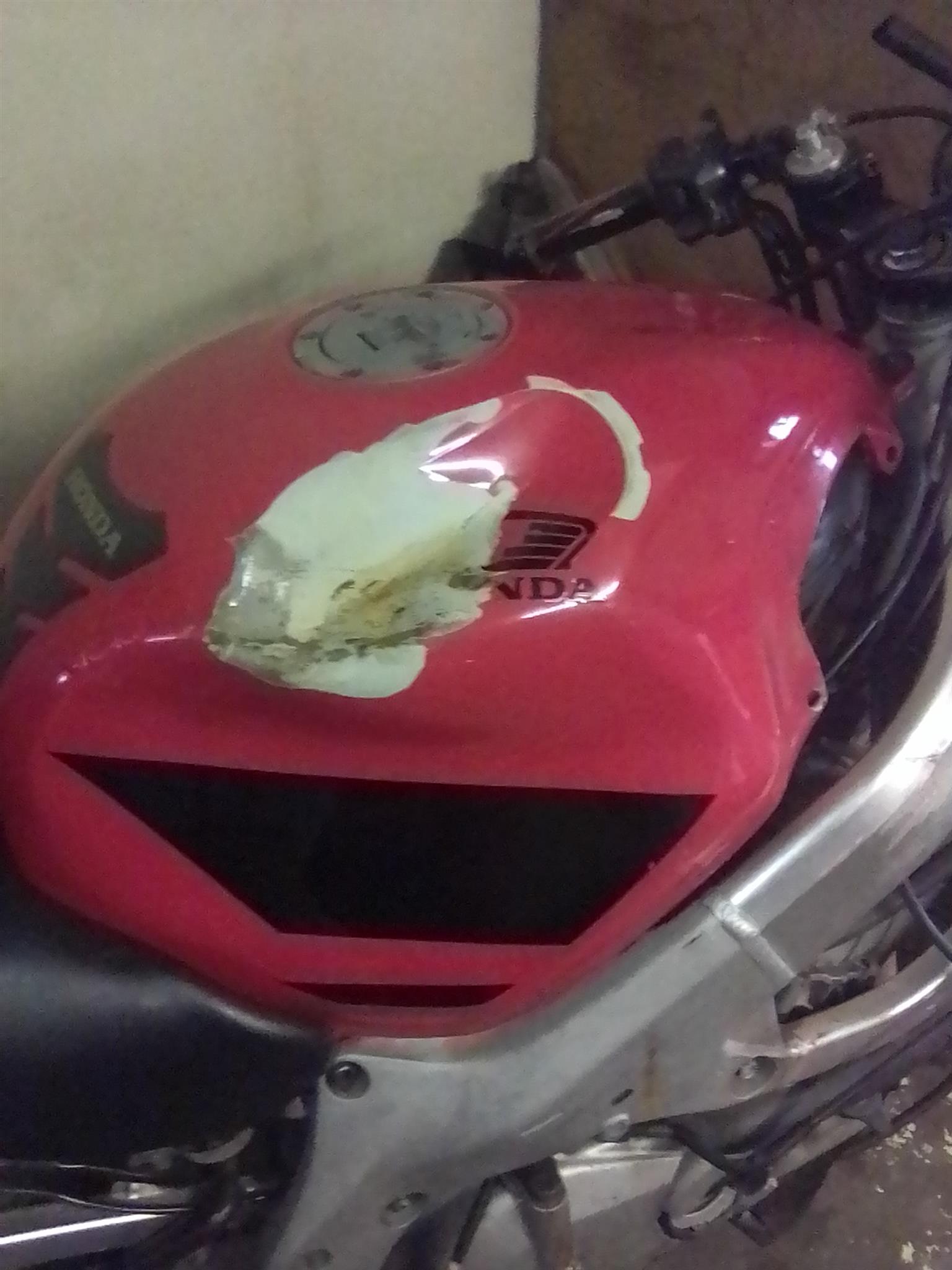 Needs magneto cover and need to replace fairings 