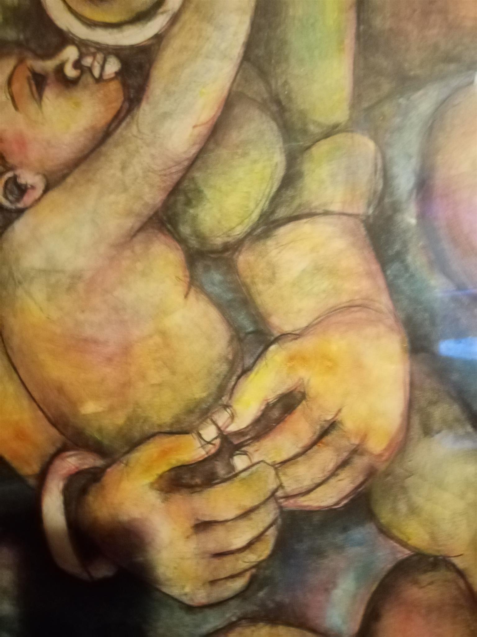 Oil pastel