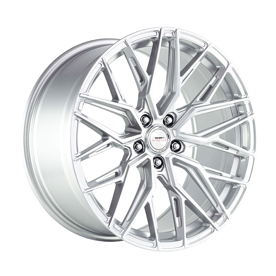 18″ A-Line Spy 5/114 Arctic Silver Machine Face Flow Form Alloy Wheels
