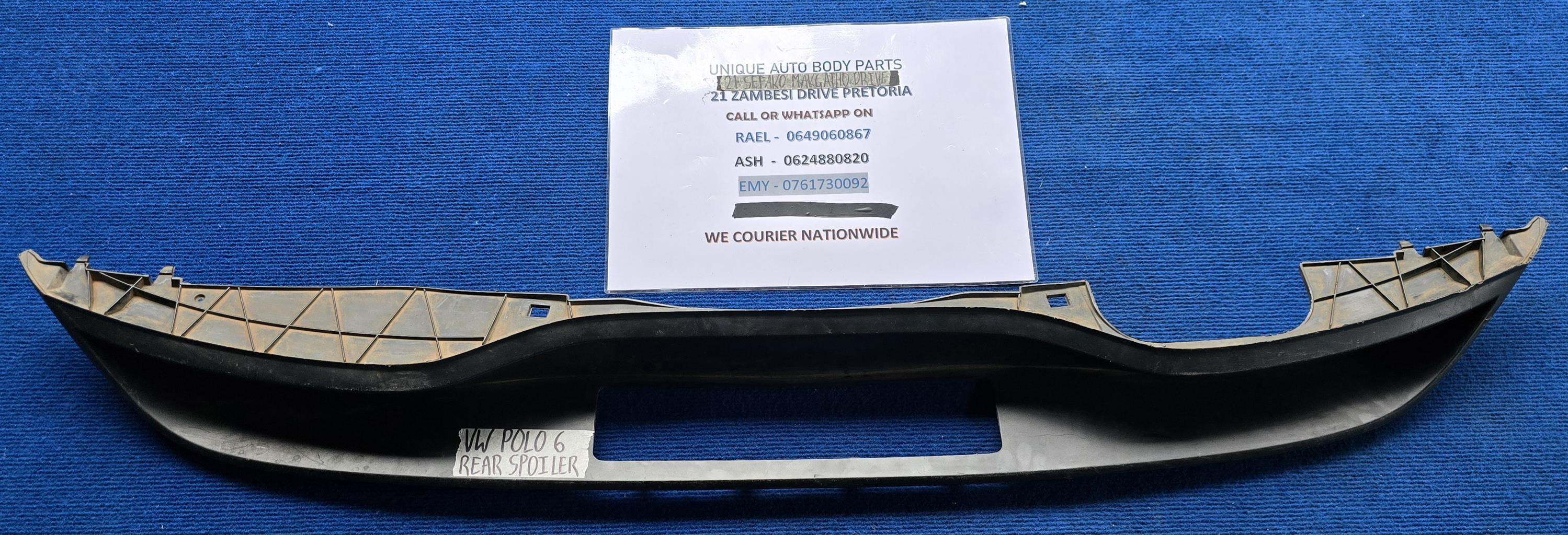 Rear Spoiler for VW Polo 6 {Quality and Geniune Product}(Original Spare) Rear Spoiler for VW Polo 6 {Quality and Geniune Product}(Original Spare)