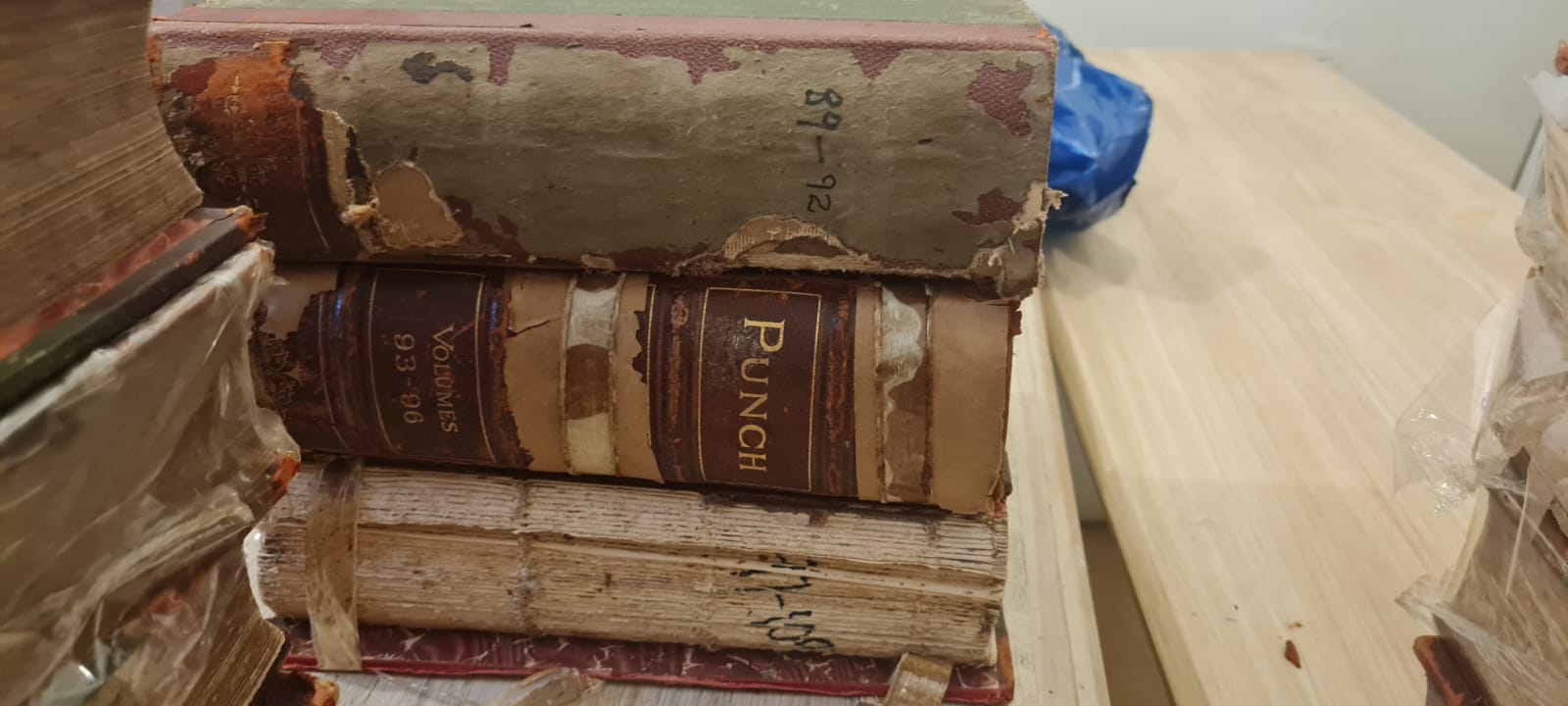 Punch leather bound books Punch leather bound books