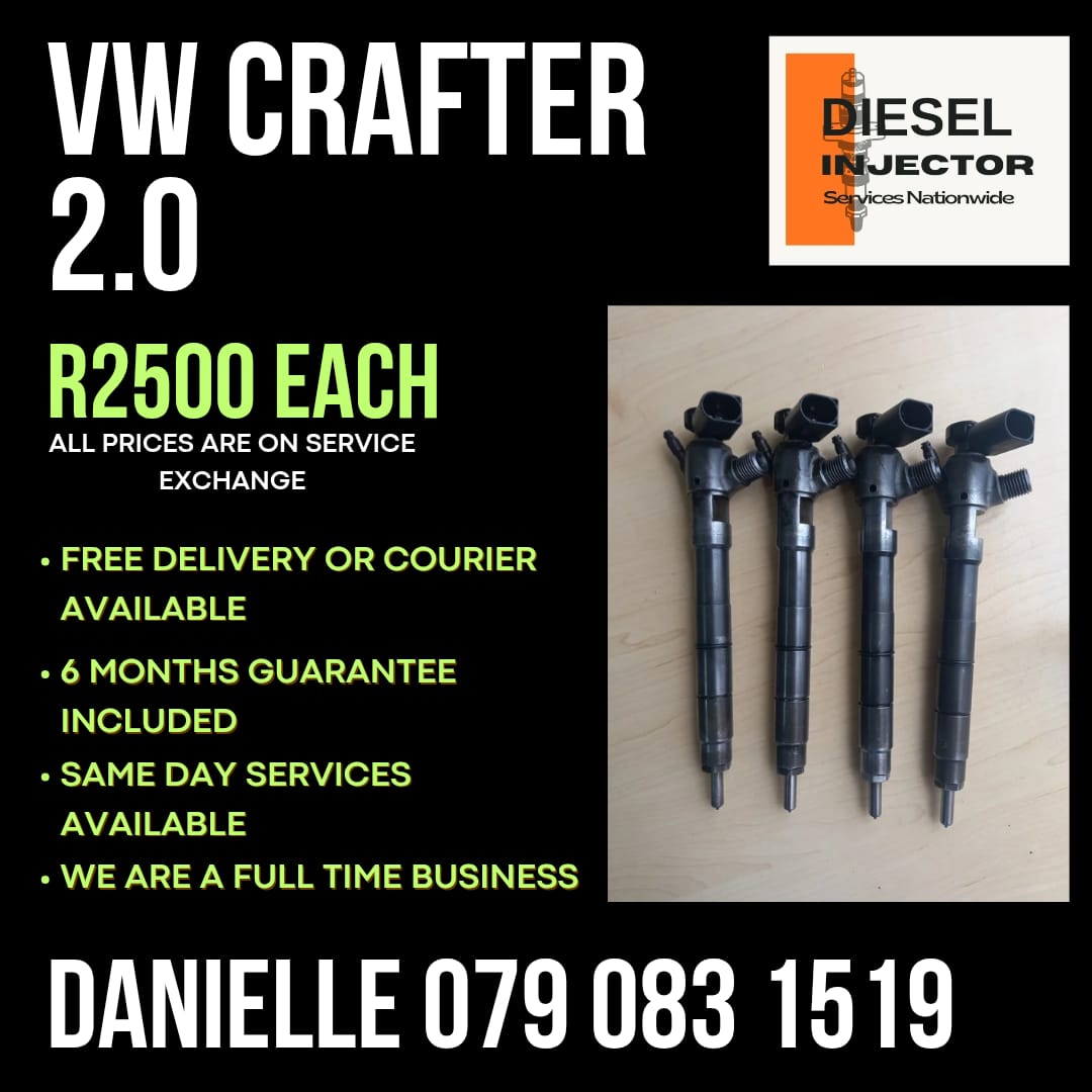 VW CRAFTER 2.0 INJECTORS FOR SALE WITH WARRANTY INCLUDED - Private Seller VW CRAFTER 2.0 INJECTORS FOR SALE WITH WARRANTY INCLUDED - Private Seller