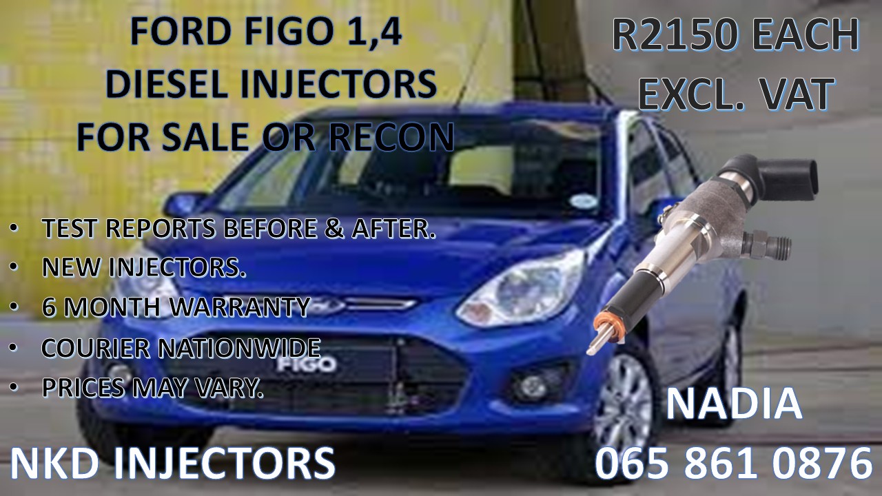 DIESEL INJECTORS FOR SALE FOR FORD FIGO 1.4 - Private Seller DIESEL INJECTORS FOR SALE FOR FORD FIGO 1.4 - Private Seller