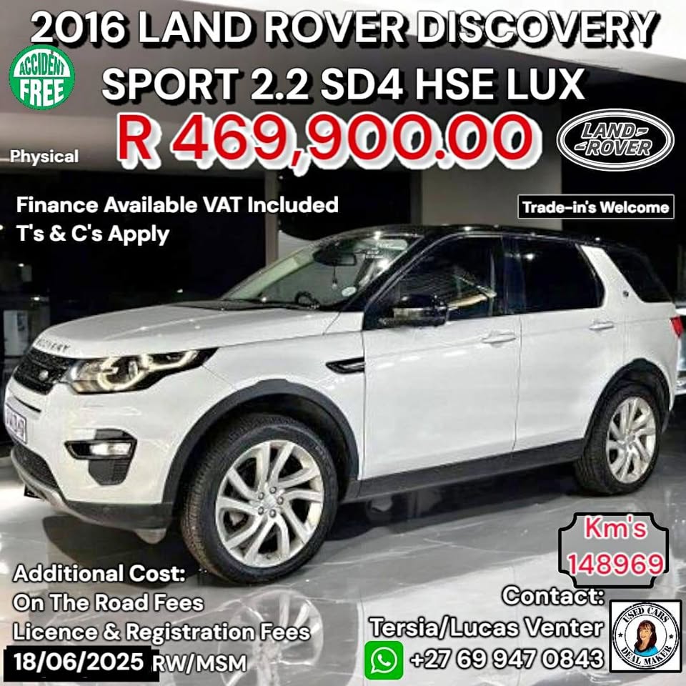 2016 LAND ROVER DISCOVERY SPORT 2.2 SD4 HSE LUX