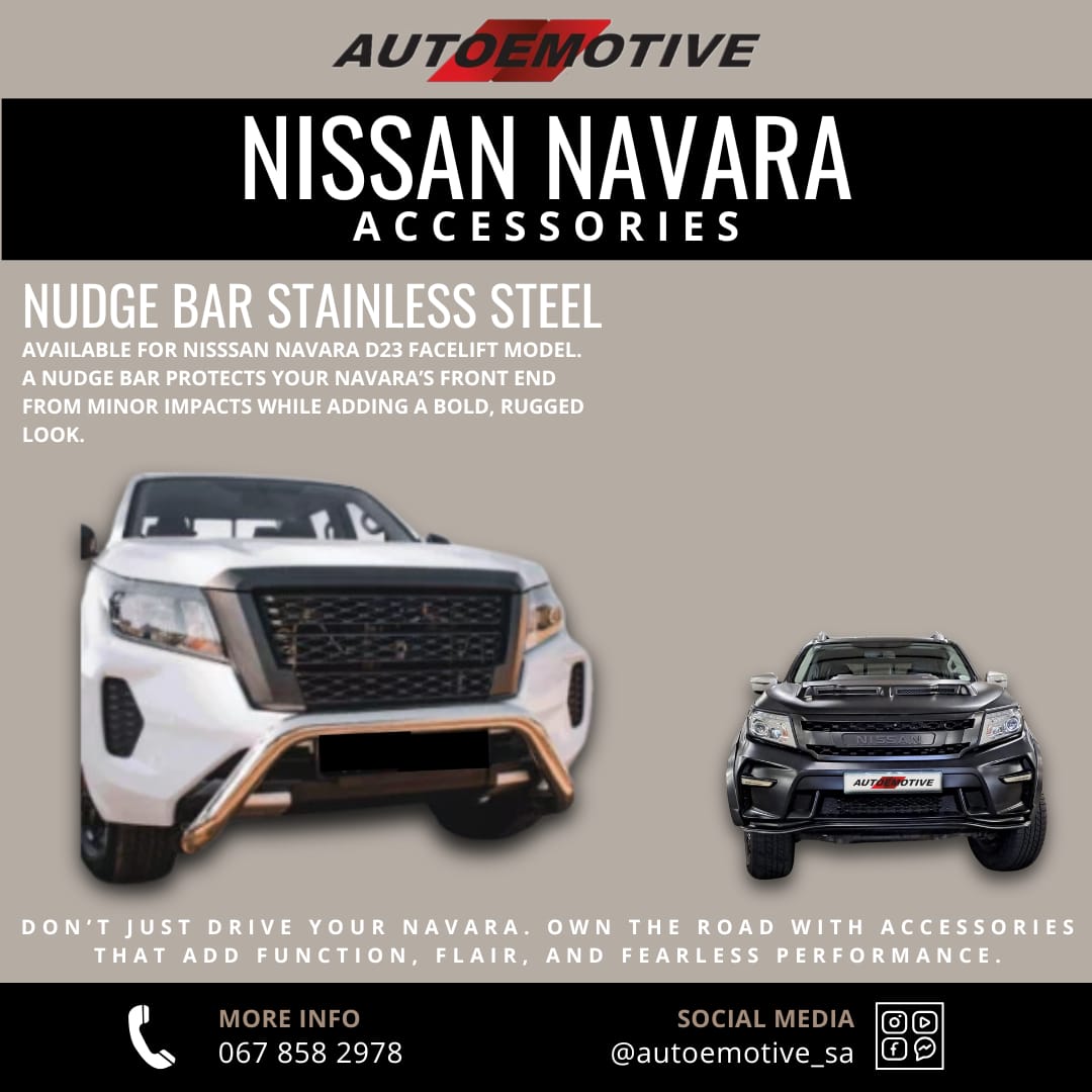 Nissan Navara Nudge Bar Stainless Steel - Private Seller Nissan Navara Nudge Bar Stainless Steel - Private Seller