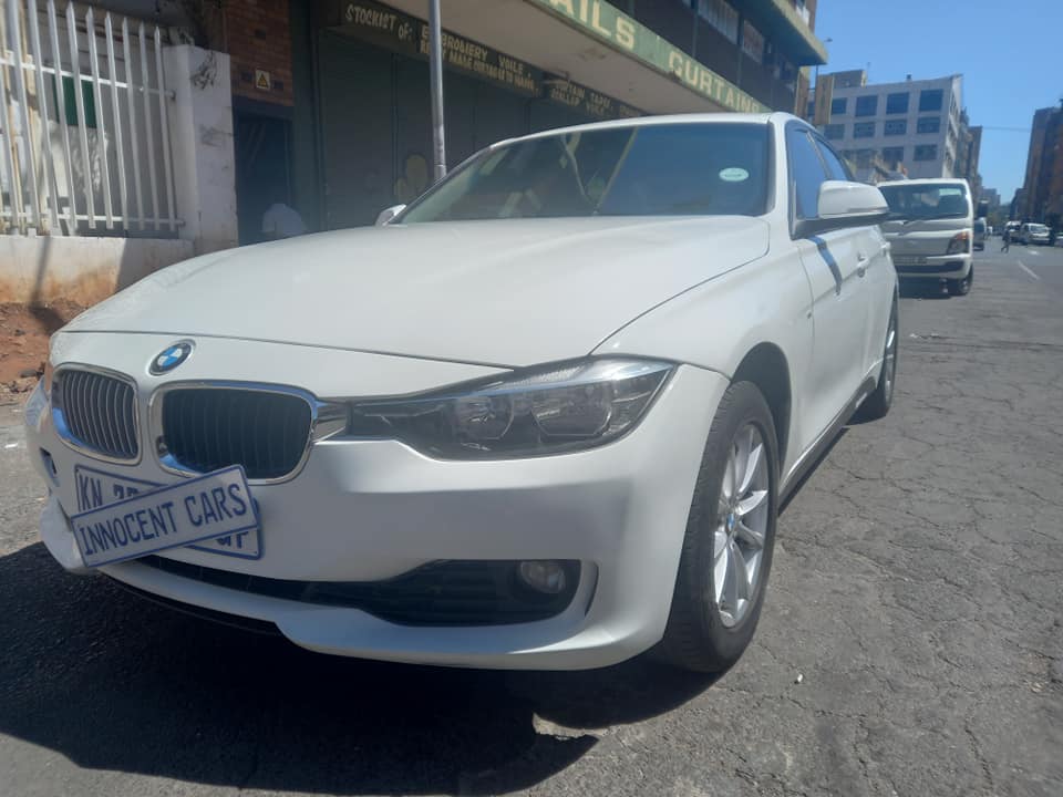 2013 BMW 320d DIESEL F30 3SERIES M-SPORT, AUTOMATIC, WHITE COLOUR, MILEAGE