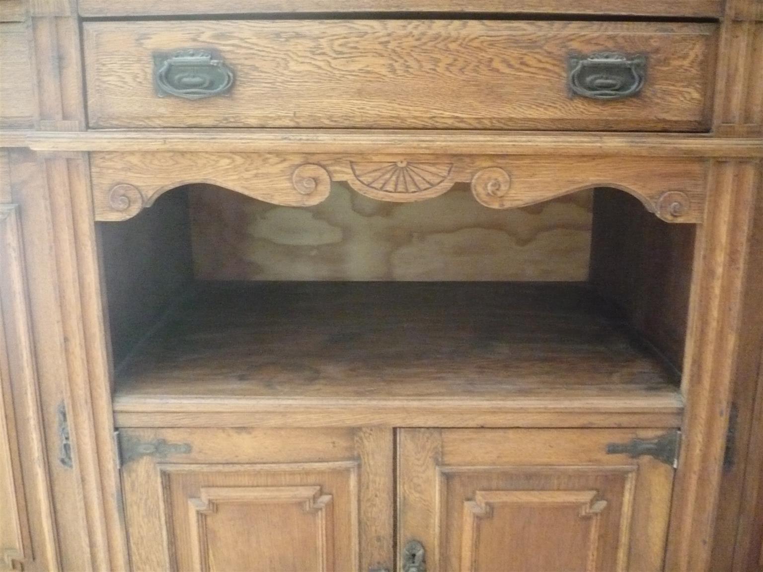 Antique Solid Wood Buffet