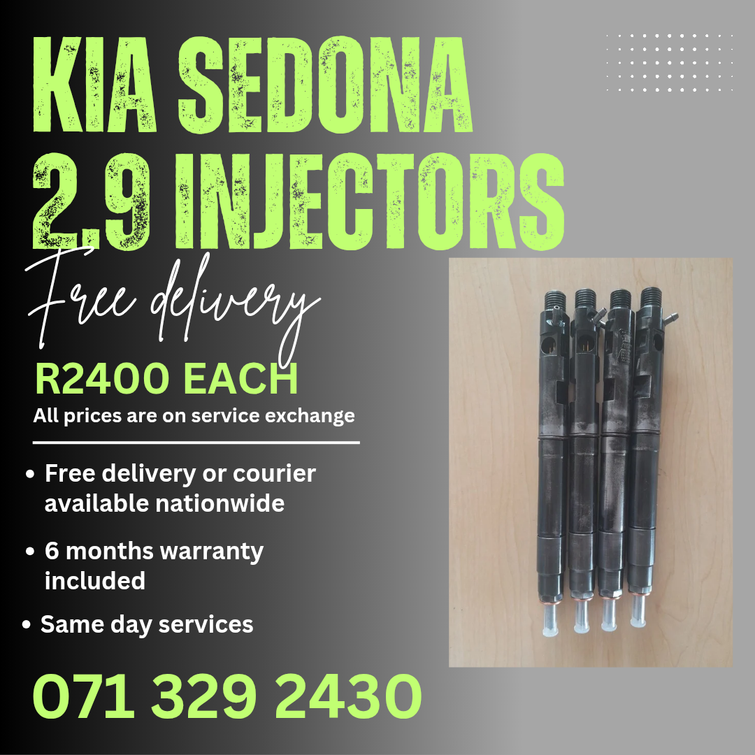 KIA SEDONA 2.9 INJECTORS FOR SALE WITH WARRANTY - Private Seller KIA SEDONA 2.9 INJECTORS FOR SALE WITH WARRANTY - Private Seller