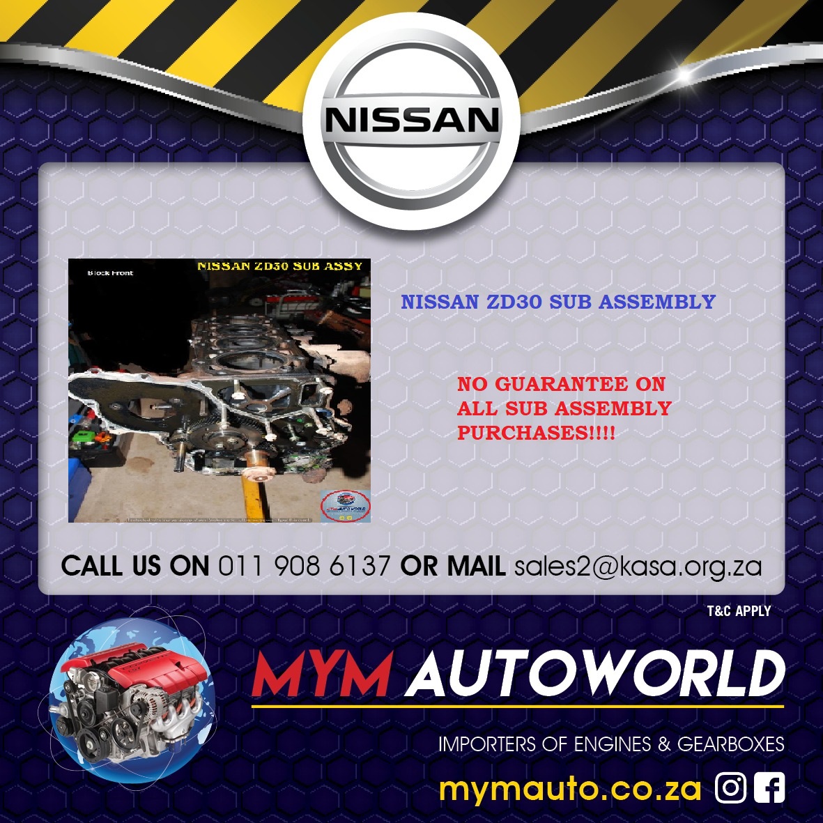 NISSAN ZD30 SUB ASSEMBLY - Private Seller NISSAN ZD30 SUB ASSEMBLY - Private Seller