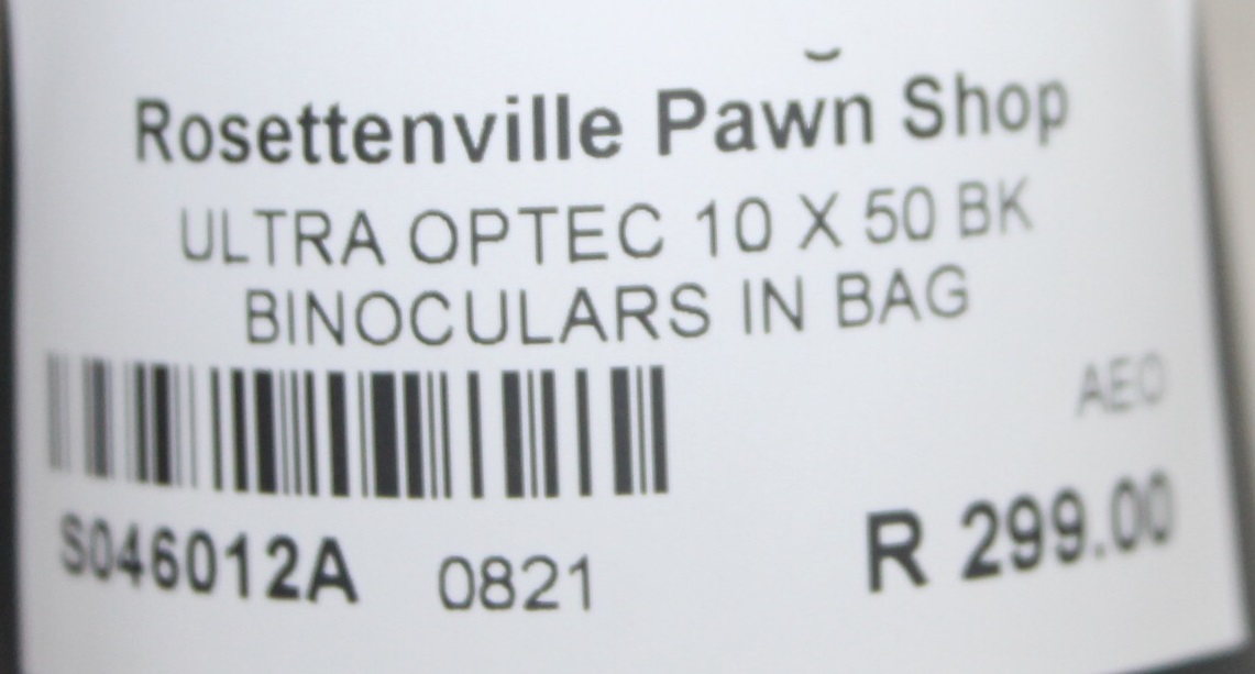 Ultra optec 10X15 binoculars in bag S046012A #Rosettenvillepawnshop