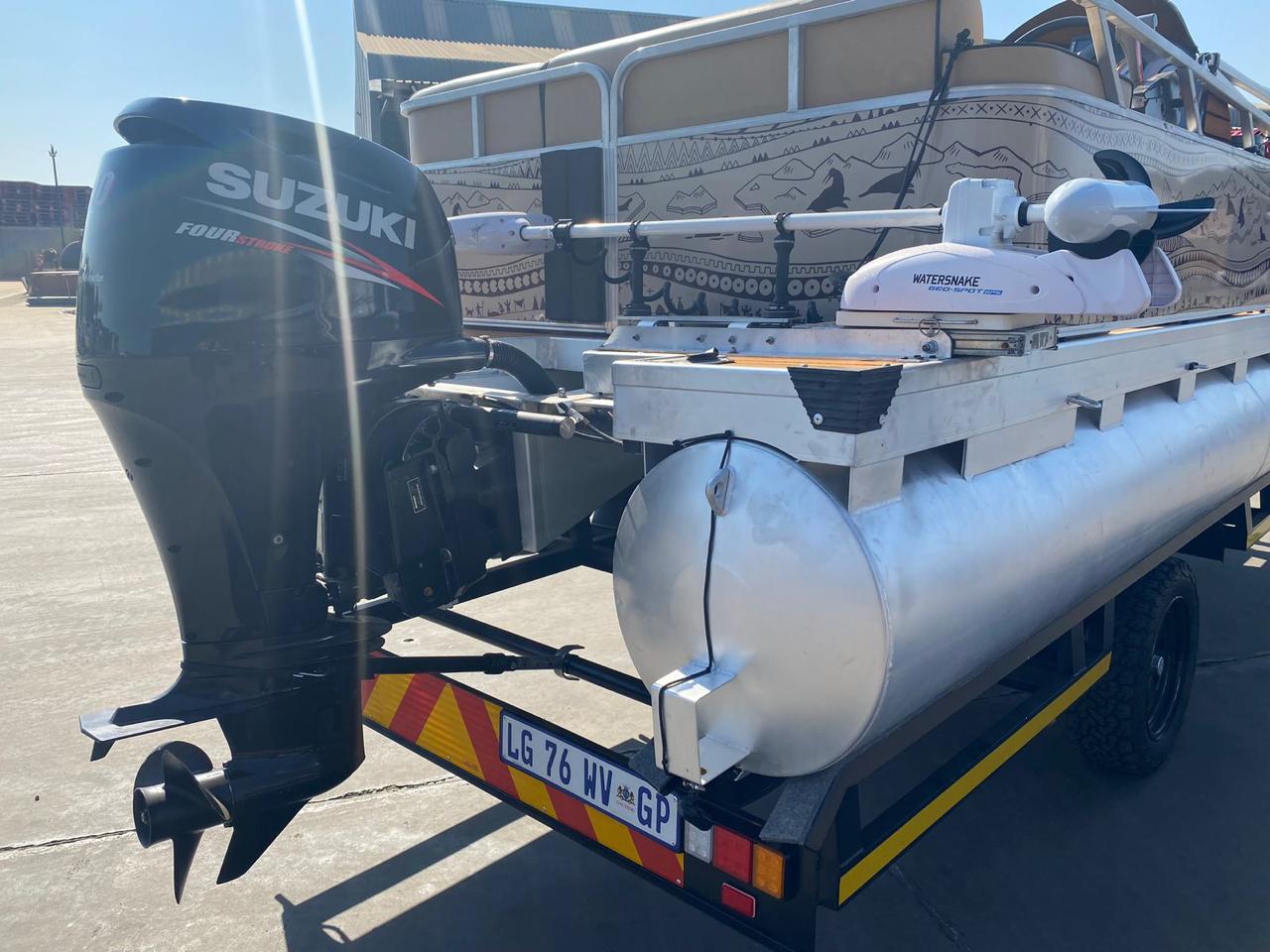 Aluminium Pontoon with 4 stroke