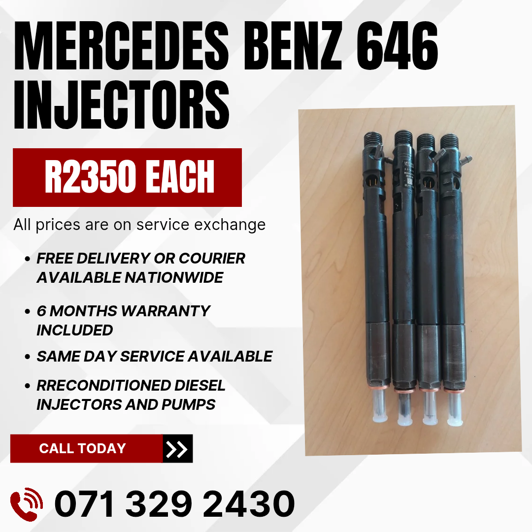 MERCEDES BENZ 646 INJECTORS FOR SALE WITH WARRANTY - Private Seller MERCEDES BENZ 646 INJECTORS FOR SALE WITH WARRANTY - Private Seller