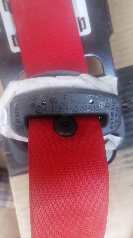 Mercedes Benz W205 Front Seat Belts - Private Seller
