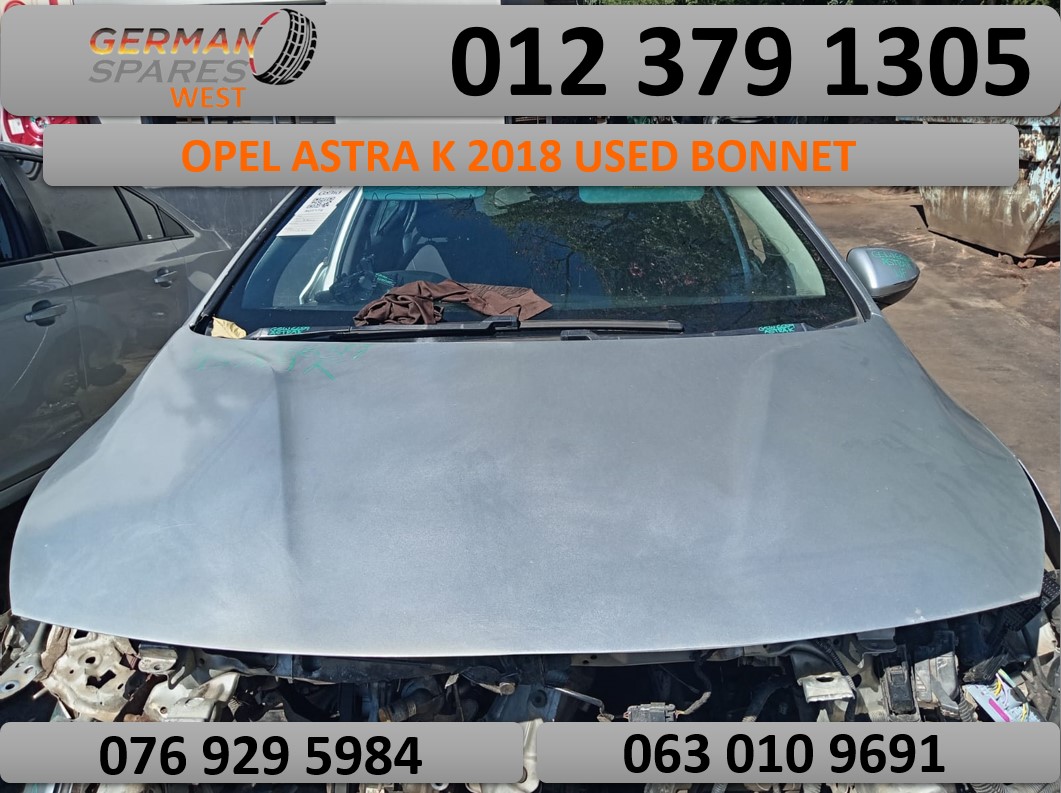 OPEL ASTRA K 2018 USED BONNET FOR SALE - Private Seller OPEL ASTRA K 2018 USED BONNET FOR SALE - Private Seller