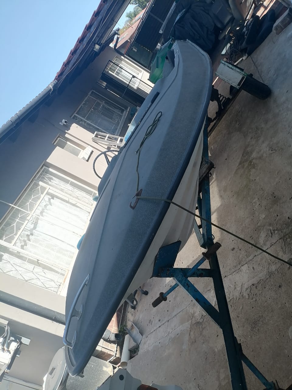 Boat and trailer